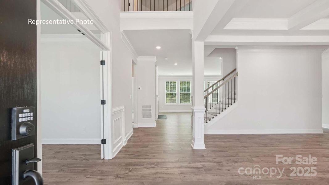 Spacious, unfurnished interior of a new home in Sanctuary at Southgate, Indian Trail (Image 15). Spacious, unfurnished interior of a new home in Sanctuary at Southgate, Indian Trail (Image 15).