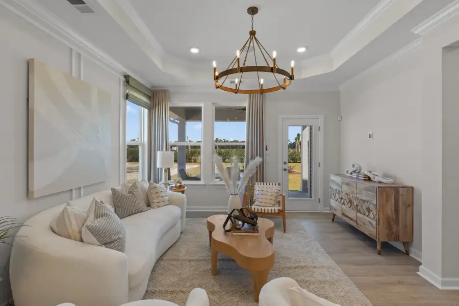 Furnished interior view inside a new home in Terrapin, Leland (Image 27).