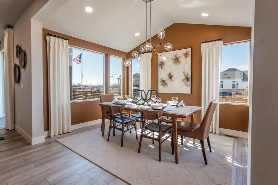 Representative furnished interior of a home built from the Galileo by Hartford Homes in Trailside, Timnath (Image 9).