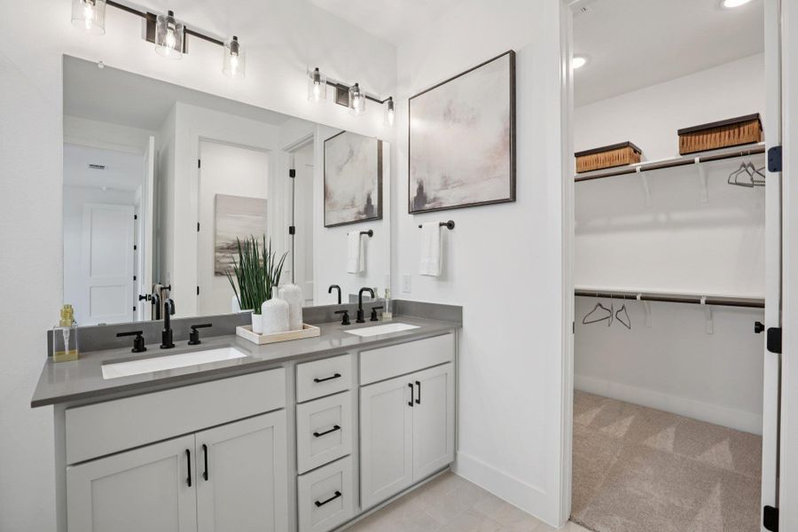 Furnished interior view inside a new home in Novel, Austin (Image 14).