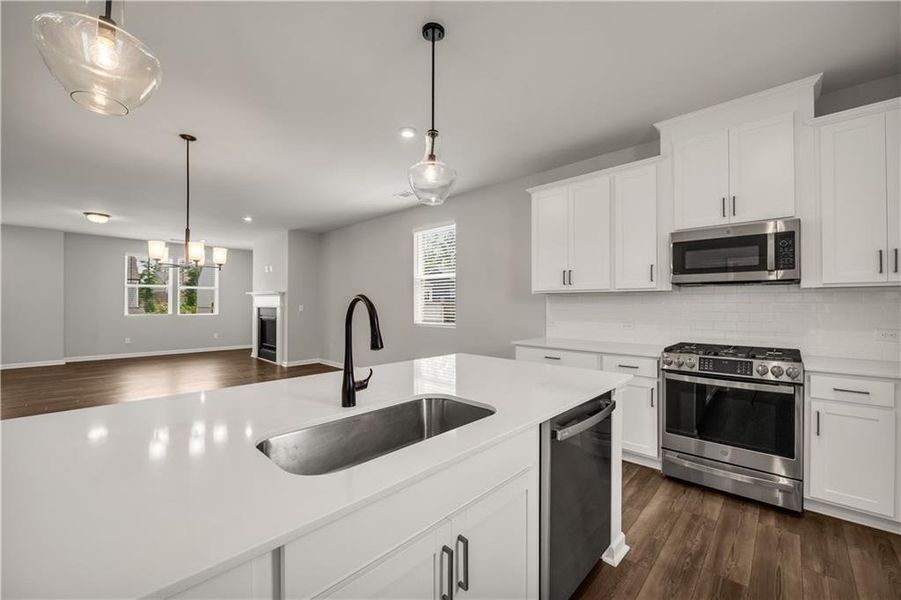 Furnished interior view inside a new home in , Lawrenceville (Image 12).