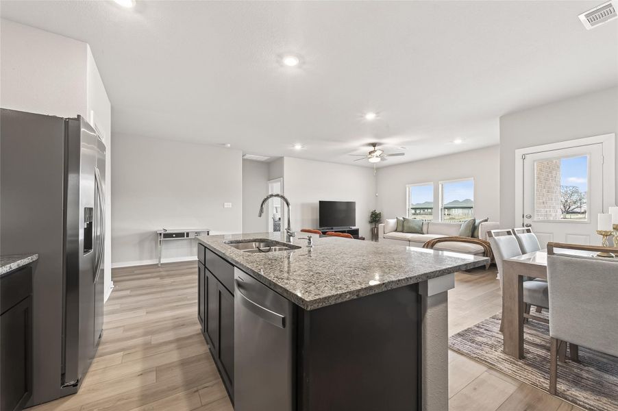 Furnished interior view inside a new home in Arabella on the Prairie, Richmond (Image 11).