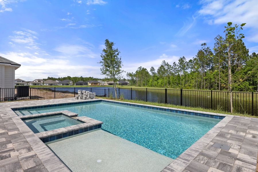 Representative exterior details of a home built from the Walton by Riverside Homes in Mariposa at EverRange, Jacksonville (Image 32).