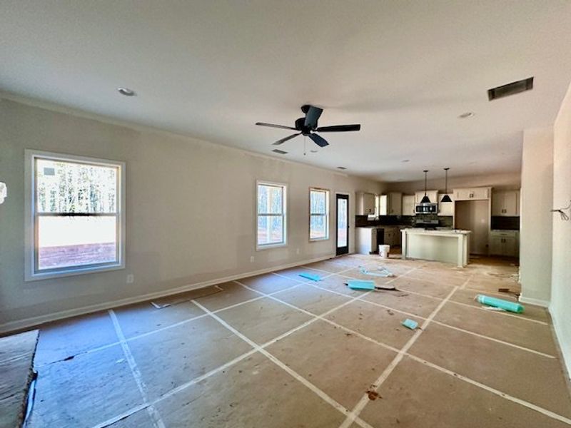 In-progress construction of a new home in Forrest Farms, Greenville, GA (Image 9).