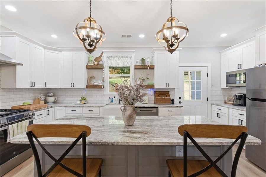Furnished interior view inside a new home in , Calhoun (Image 13).