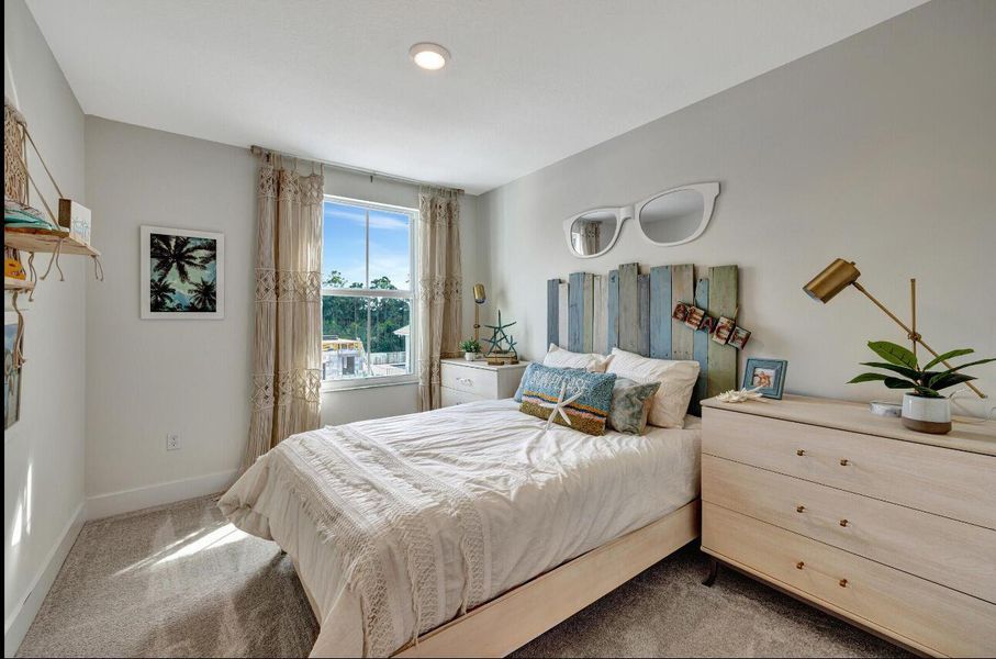 Furnished interior view inside a new home in Aspire at Hawks Ridge, Port St. Lucie (Image 17).