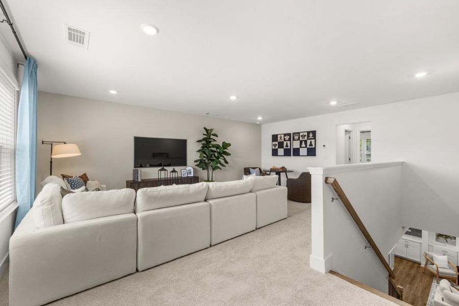 Furnished interior view inside a new home in Twelve Parks 55+, Sharpsburg (Image 2).