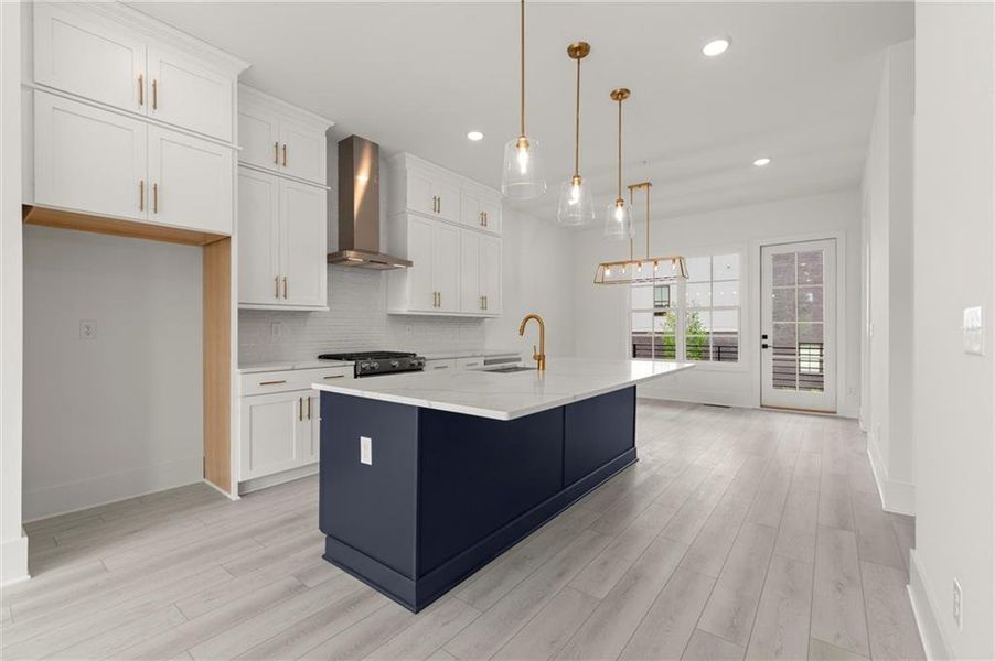 Furnished interior view inside a new home in , Alpharetta (Image 16).