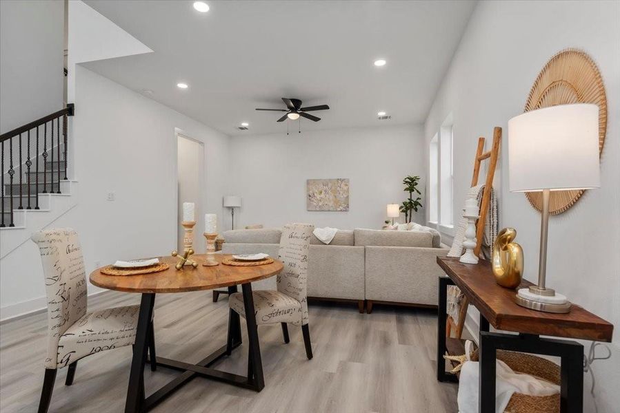 Furnished interior view inside a new home in , Houston (Image 20).