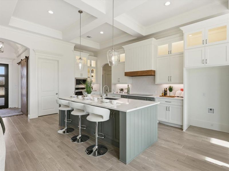Furnished interior view inside a new home in , Granbury (Image 16).