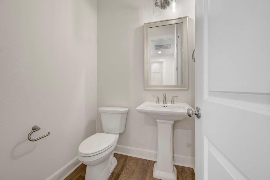 Furnished interior view inside a new home in Brookewater 55’ Homesites, Rosenberg (Image 10).