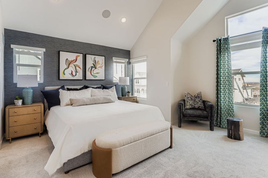 Furnished interior view inside a new home in Barefoot, Firestone (Image 5).