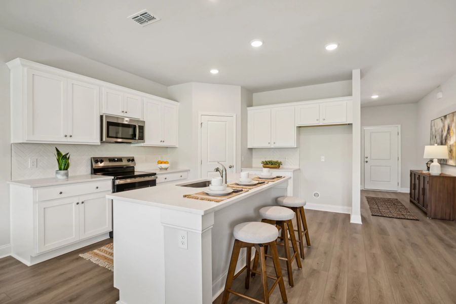 Representative furnished interior of a home built from the Bartlett by Ashton Woods in Cades Bluff, Lebanon (Image 7).