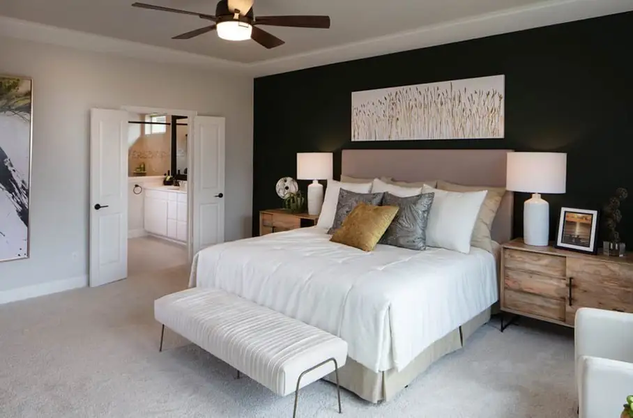 Representative furnished interior of a home built from the Auburn by Taylor Morrison in Highland Lakes, McKinney (Image 8).