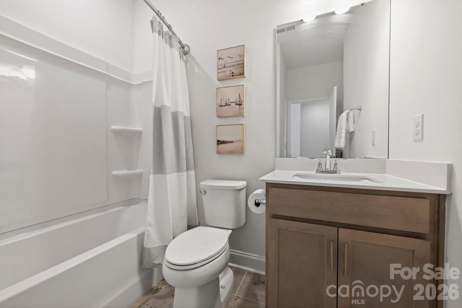 Furnished interior view inside a new home in The Townes of Cotswold, Charlotte (Image 36).