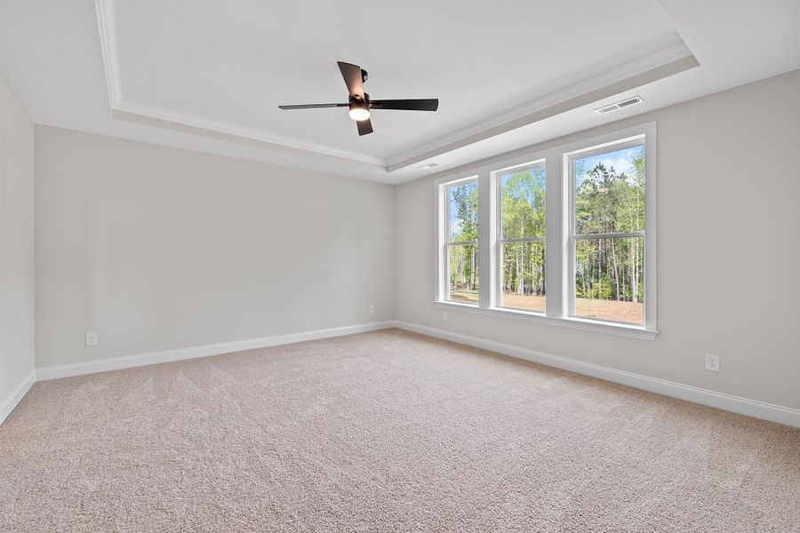 Representative unfurnished interior of a home built from the The Bradley by RobuckHomes in Baylee Ridge, Selma (Image 183). Representative unfurnished interior of a home built from the The Bradley by RobuckHomes in Baylee Ridge, Selma (Image 183).