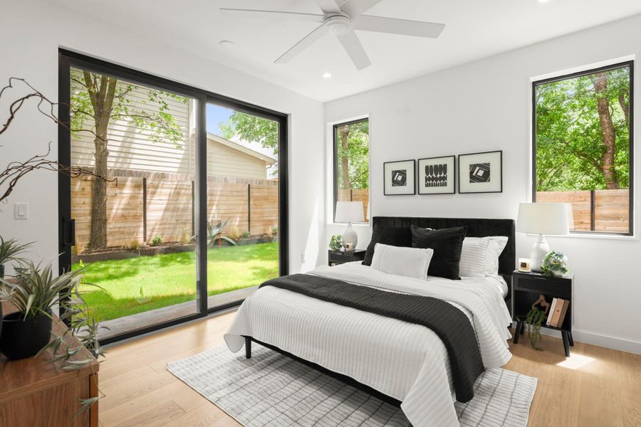 Furnished interior view inside a new home in , Austin (Image 26).