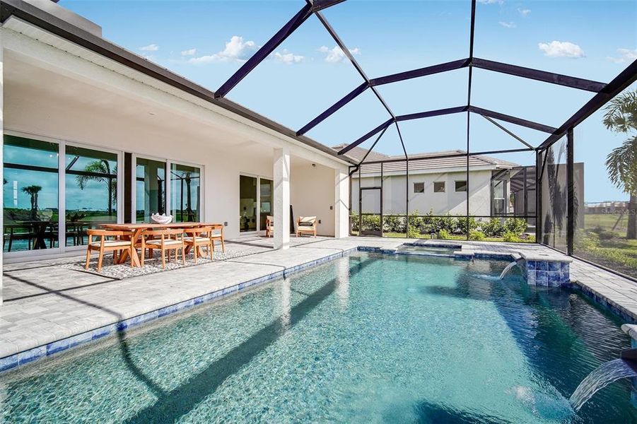 Exterior details and patio area of a home in Calusa Country Club, Lakewood Ranch (Image 21).