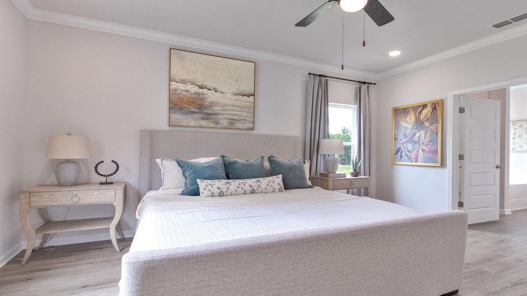Furnished interior view inside a new home in Pine Dove Estates, Tallahassee (Image 21).
