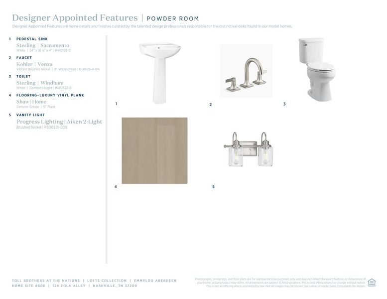 Sample of building materials used in homes in The Nations, Nashville (Image 12).
