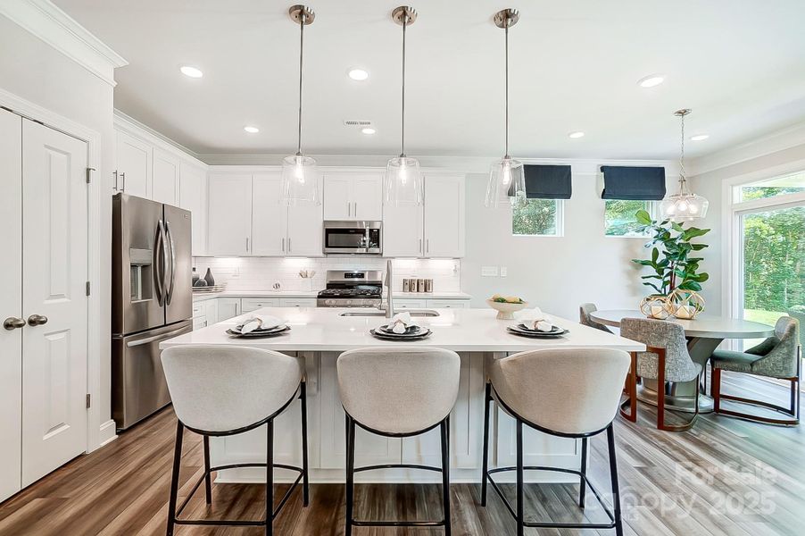 Furnished interior view inside a new home in Grier Meadows, Charlotte (Image 15).