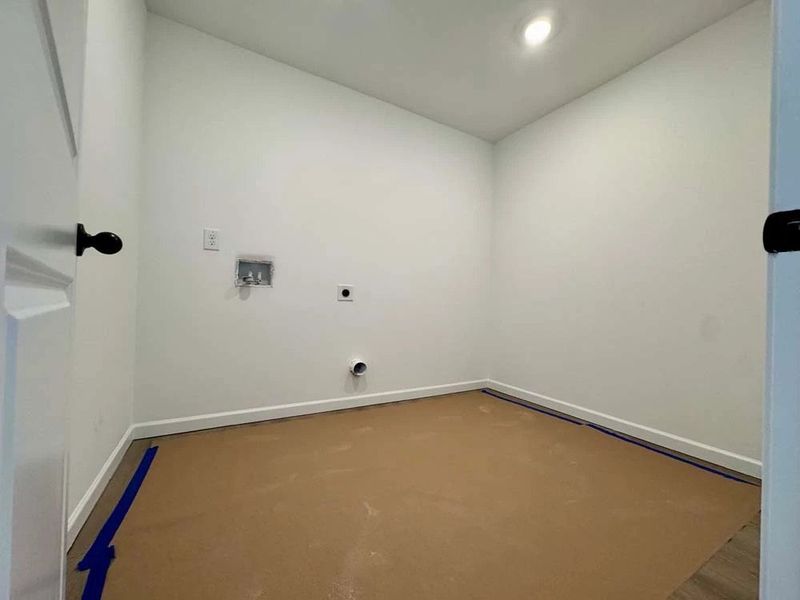 Laundry Room Construction Progress