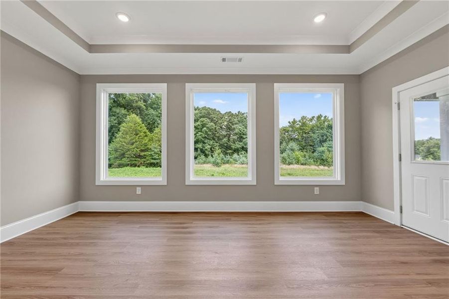 Spacious, unfurnished interior of a new home in , Hampton (Image 32).