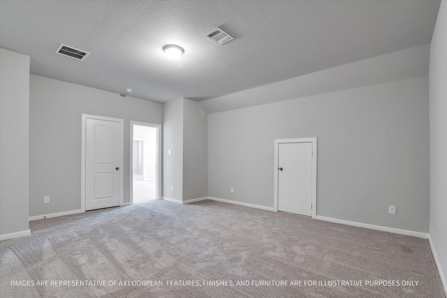 Spacious, unfurnished interior of a new home in Sunterra 50s, Katy (Image 31).