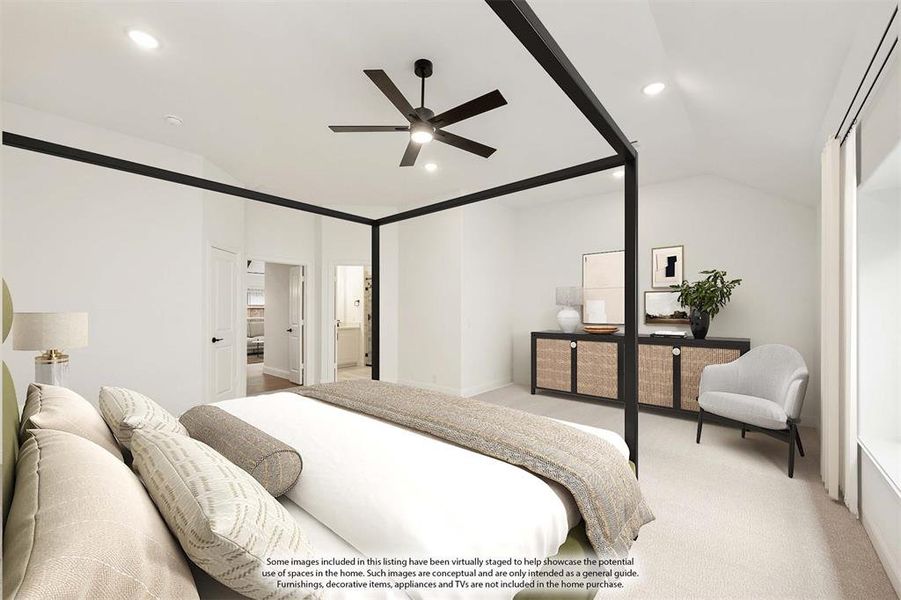 Furnished interior view inside a new home in Meraki, Forney (Image 15).