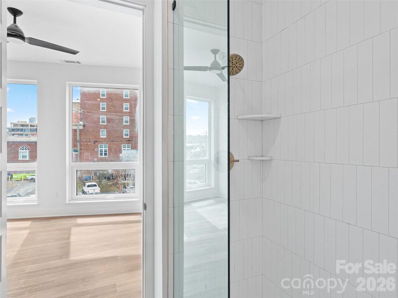 Close-up of interior finishes inside a home in , Asheville (Image 17).