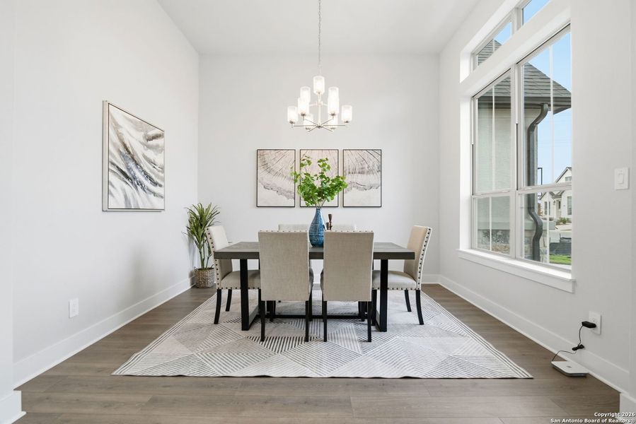 Furnished interior view inside a new home in Haby Hill 60s, San Antonio (Image 5).
