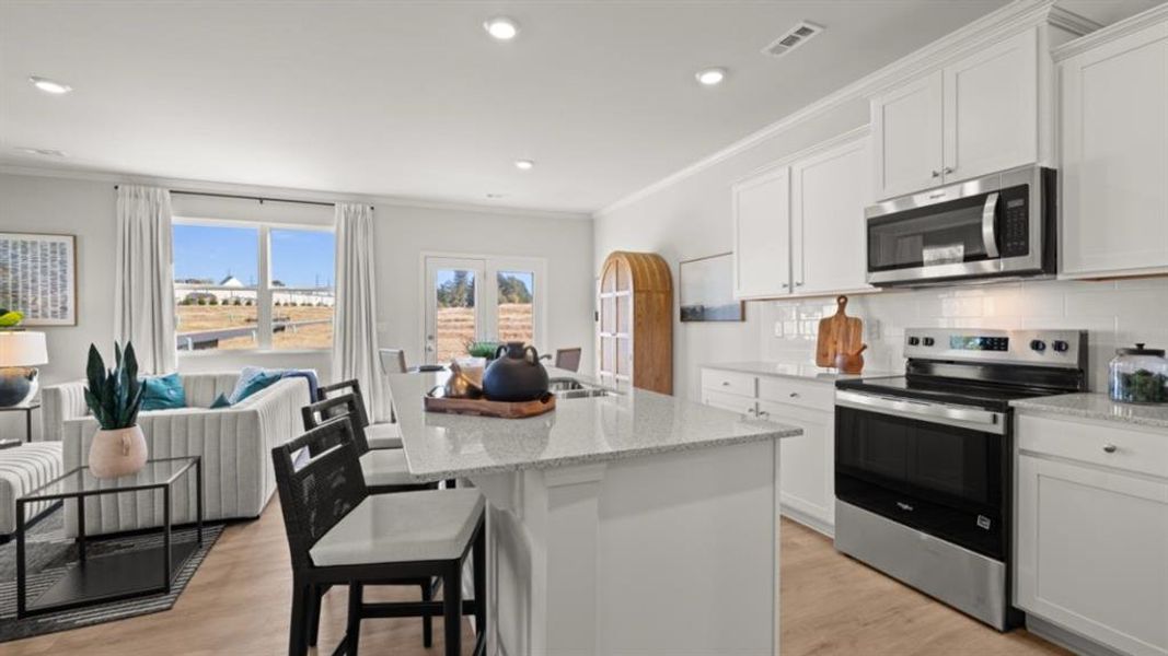 Furnished interior view inside a new home in Oconee Overlook Townhomes, Gainesville (Image 30).