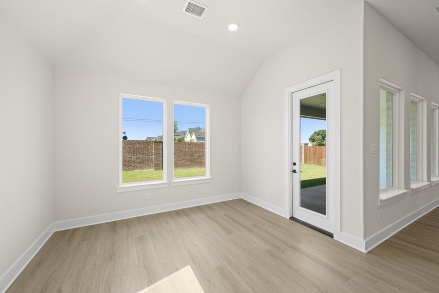 Spacious, unfurnished interior of a new home in Inspiration Collection at View at the Reserve, Mansfield (Image 15). Spacious, unfurnished interior of a new home in Inspiration Collection at View at the Reserve, Mansfield (Image 15).