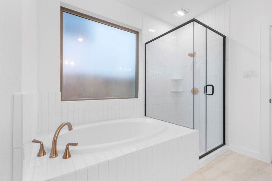 Furnished interior view inside a new home in Sienna 45', 50', Missouri City (Image 8). Furnished interior view inside a new home in Sienna 45', 50', Missouri City (Image 8).