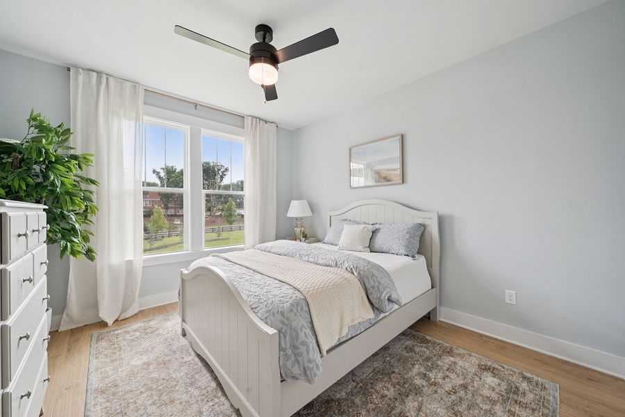 Representative furnished interior of a home built from the Yates II - Vanguard Collection by Mungo Homes in Scotts Hill Village, Wilmington (Image 10).