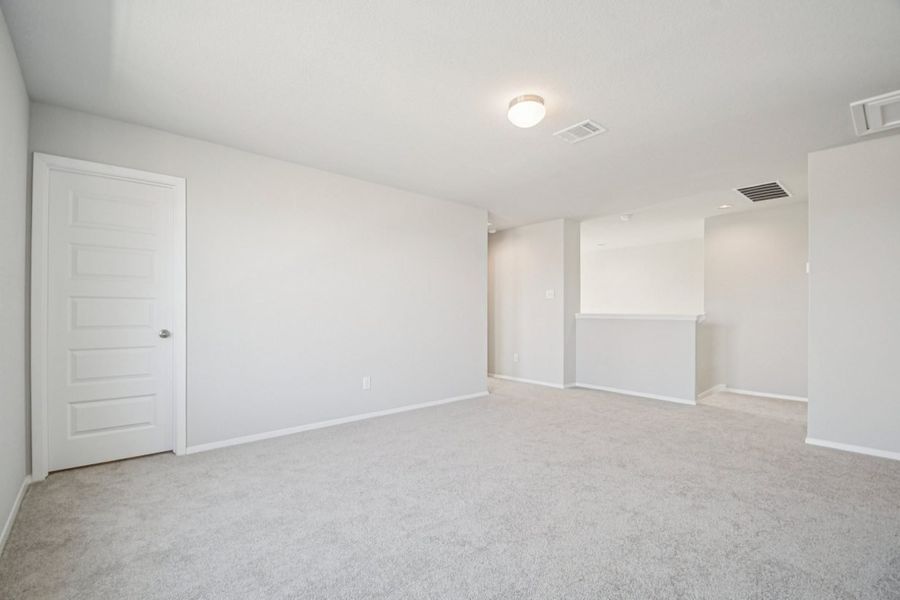 Representative unfurnished interior of a home built from the Azalea 2446 by Brohn Homes in Azalea, Pattison (Image 16). Representative unfurnished interior of a home built from the Azalea 2446 by Brohn Homes in Azalea, Pattison (Image 16).