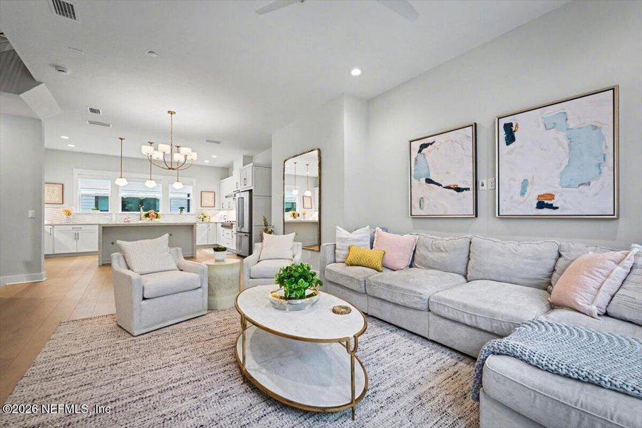 Furnished interior view inside a new home in , Jacksonville (Image 17).