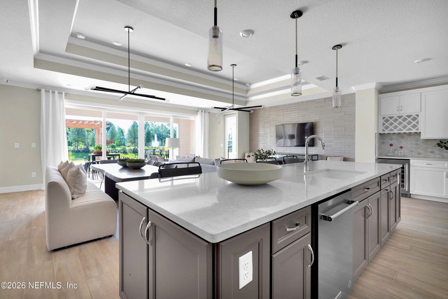 Furnished interior view inside a new home in , Yulee (Image 17).