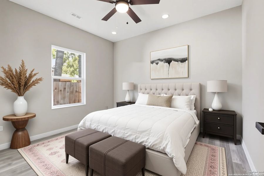 Furnished interior view inside a new home in , San Antonio (Image 8).