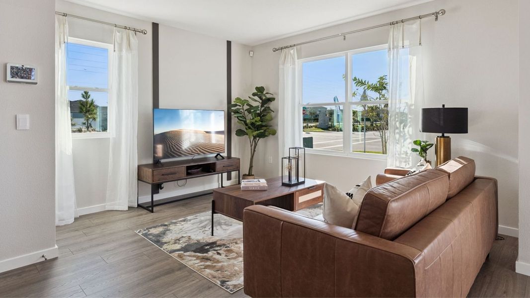 Furnished interior view inside a new home in Preston Cove, St. Cloud (Image 5).