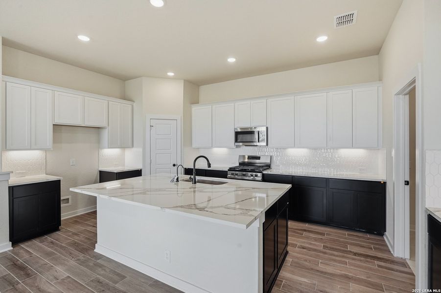 Furnished interior view inside a new home in The Crossvine, Schertz (Image 14).