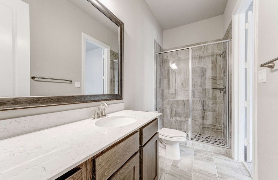 Furnished interior view inside a new home in The Highlands 55′, Porter (Image 22).