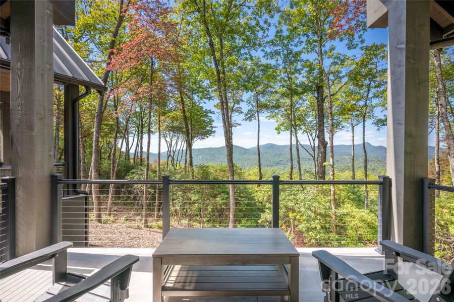 Exterior details and patio area of a home in , Sapphire (Image 26).