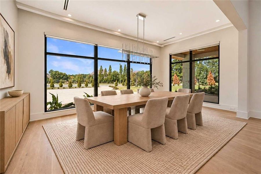 Furnished interior view inside a new home in , Suwanee (Image 14).