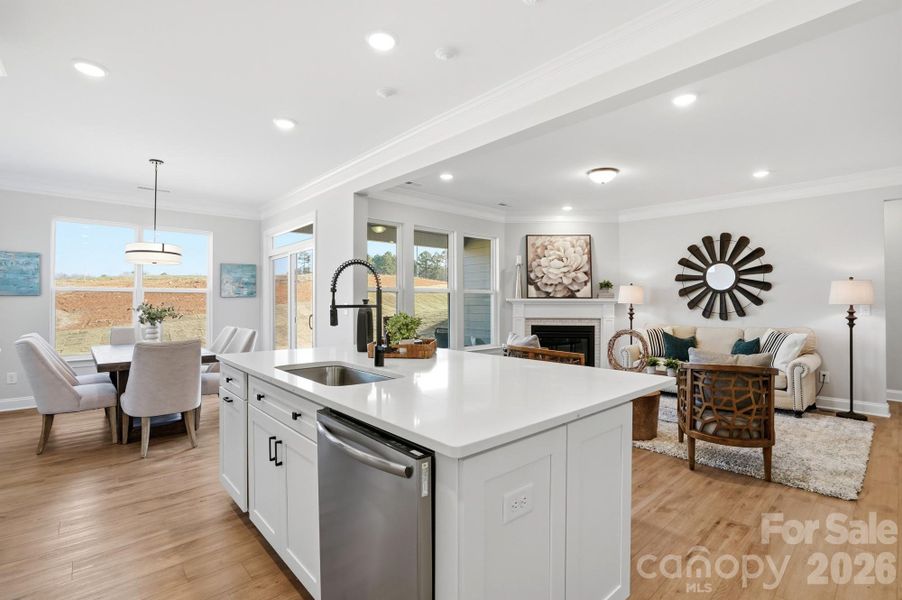 Furnished interior view inside a new home in Carrington, Stanley (Image 12).
