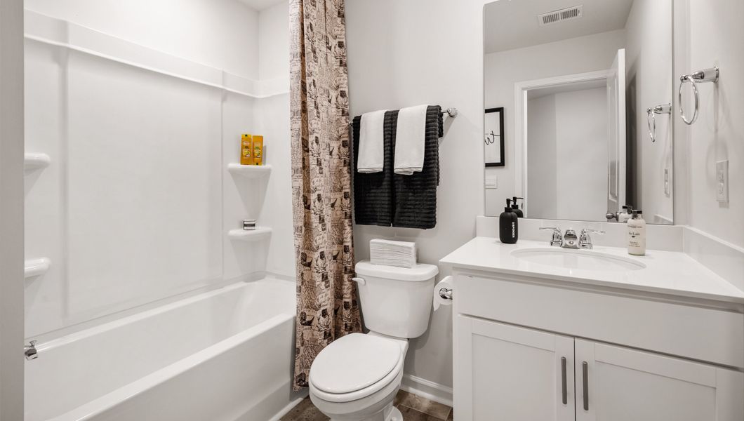 Furnished interior view inside a new home in Brookside Ridge Townhomes, Greer (Image 18).