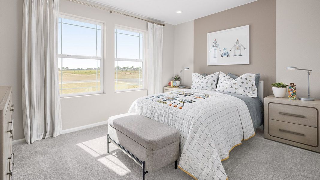 Furnished interior in a model home at The Legacy Collection at Talon Pointe in Thornton (Image 7).