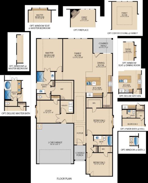 Frisco Floor Plan & Options