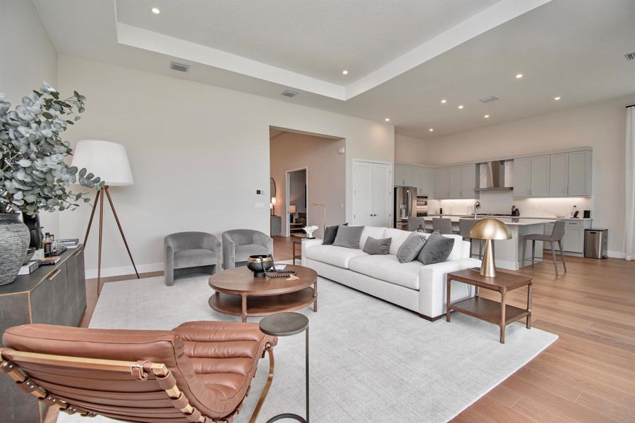 Furnished interior view inside a new home in , Boca Raton (Image 44).