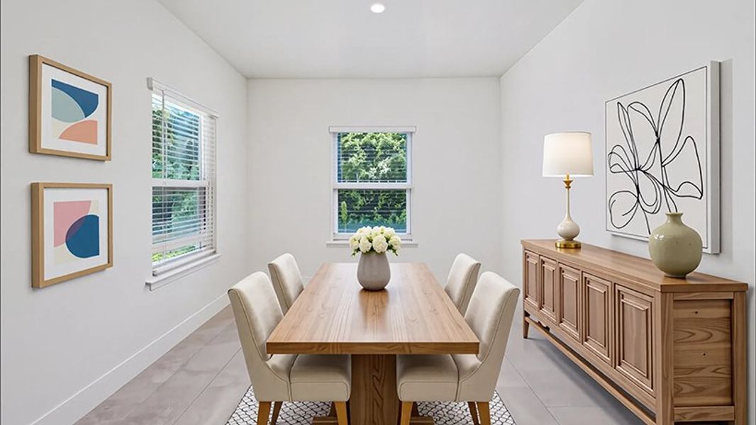 Representative furnished interior of a home built from the Camden by D.R. Horton in Buchanan Trails, Newberry (Image 8).